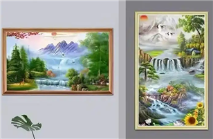 艺术画框广告机，一屏装点空间美学