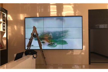 Jiangxi Wuyuan Museum 55 inch LCD splicing wall project case - Huayun horizon LCD splicing large screen manufacturer contracted.