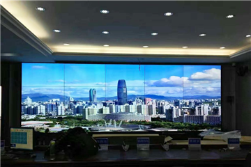 55 inch large LCD splicing wall in Changbai Mountain forest fire control